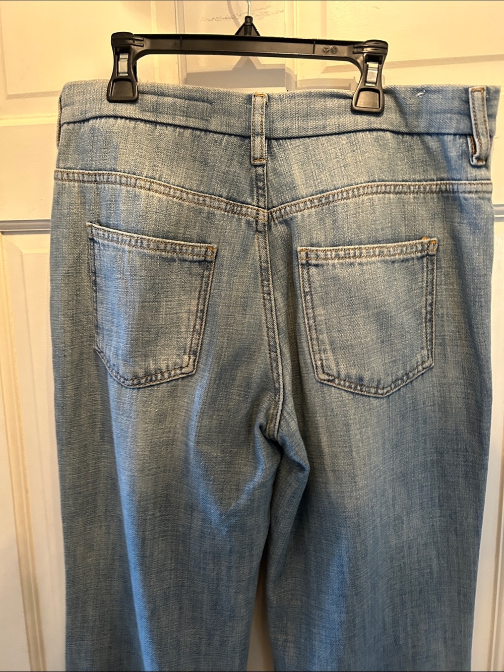 Zara Light Wash Women's Flared Jeans - Blue - Picture 8 of 10
